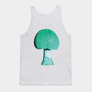 Blue-Green Mushroom Amanita Tank Top